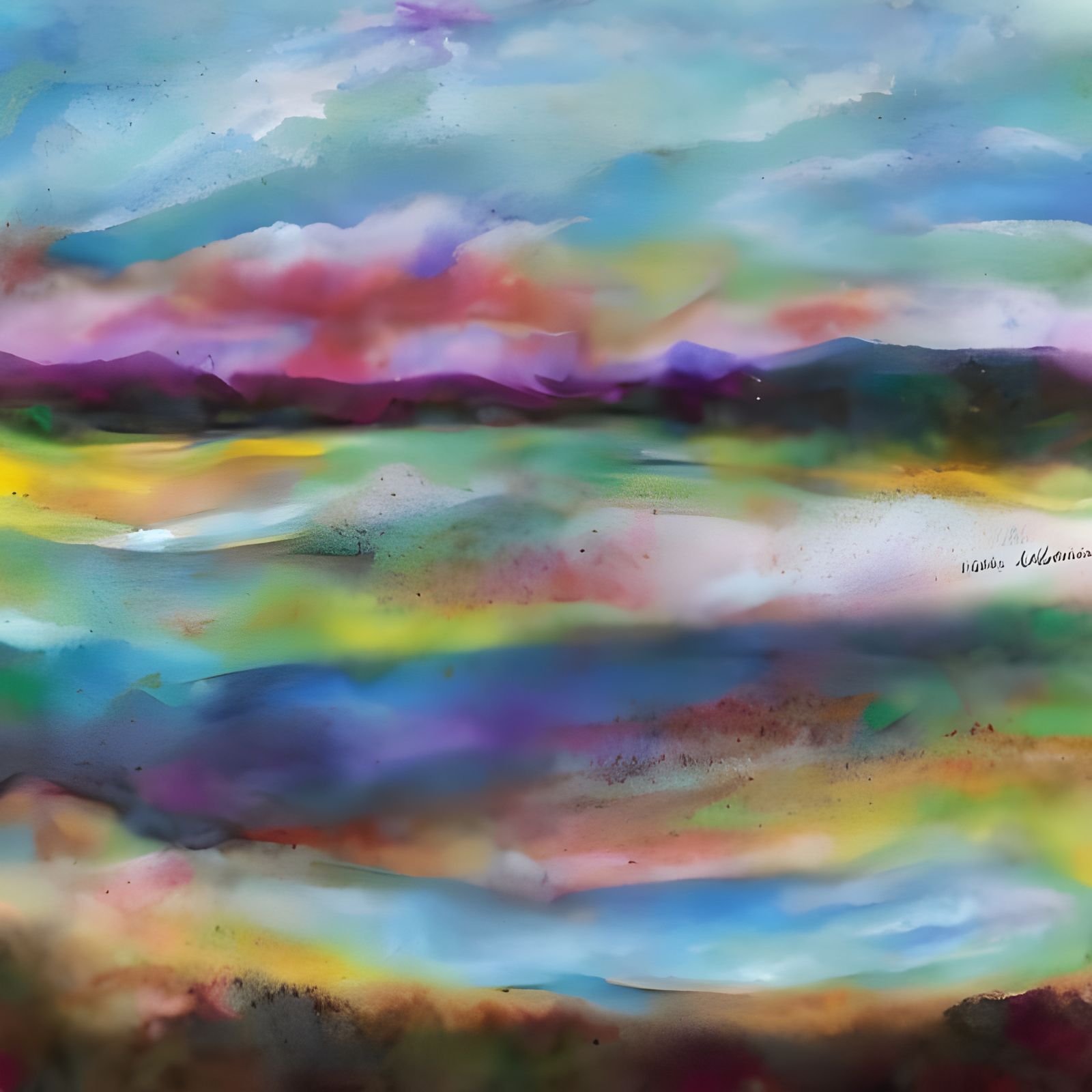 Melancholic Landscape Inspired by Plainsong