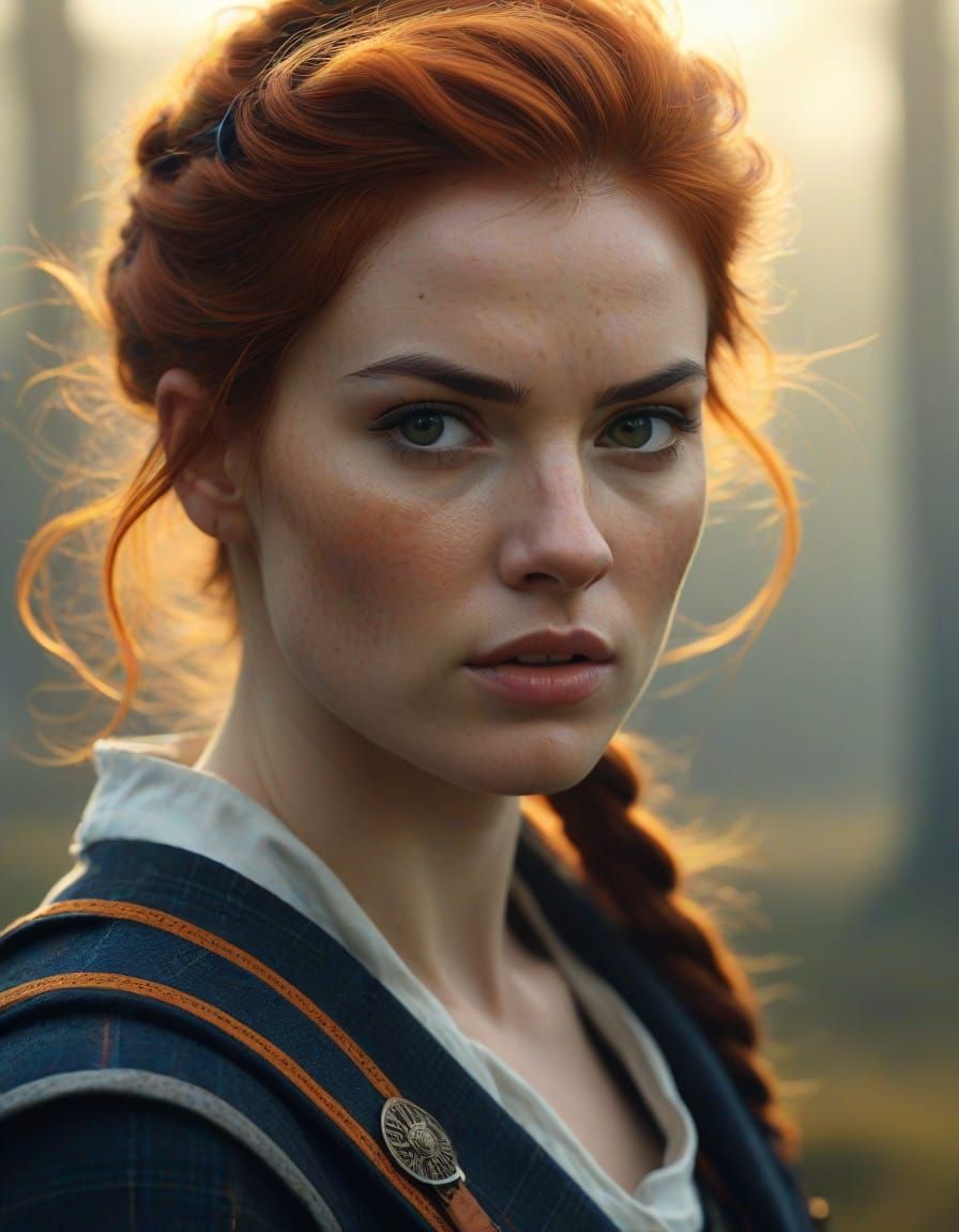 Goddess in Scottish Highlands