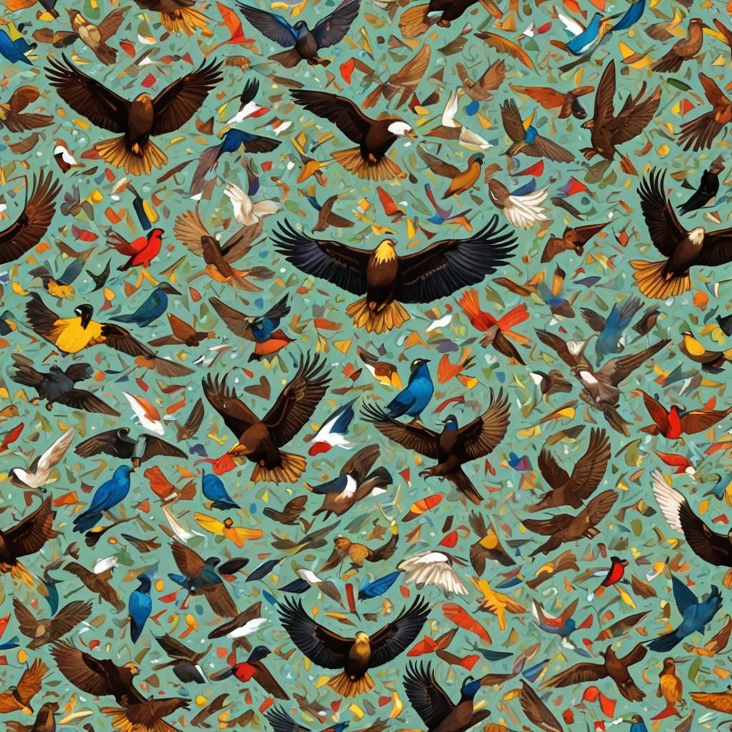 Aerial Symphony: A Kaleidoscope of Flight