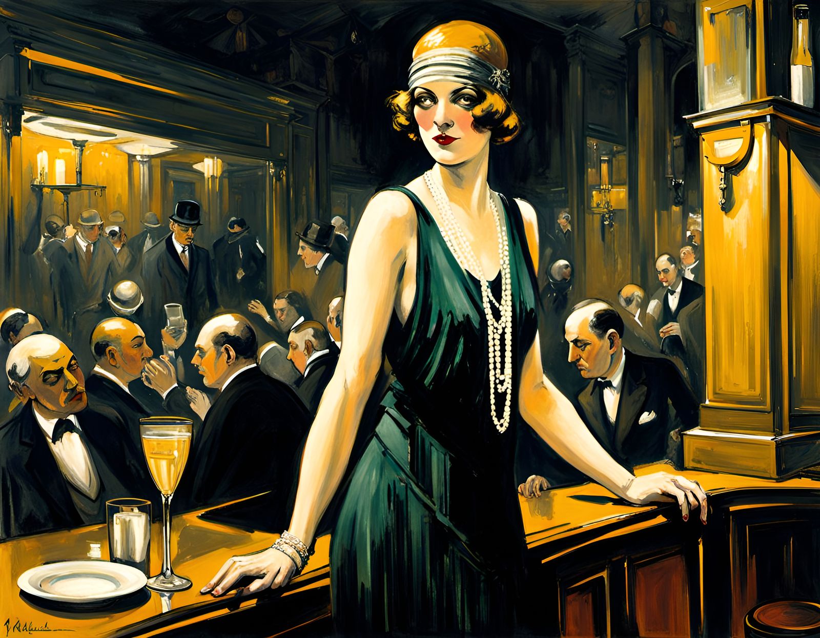 Employed at a Gentlemen's Club