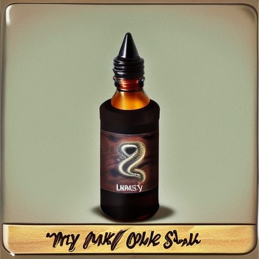 Vintage Snake Oil Salesman Illustration