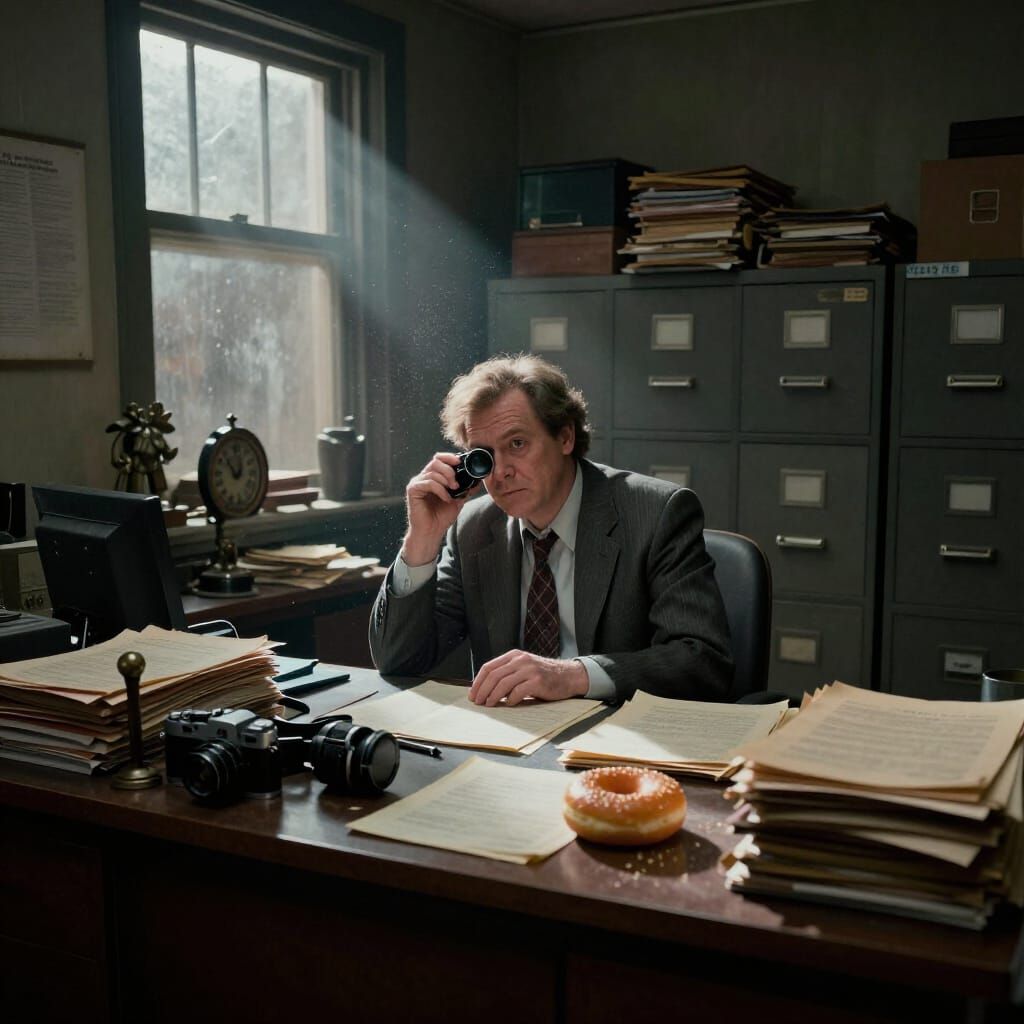 Sam & Max Detective Agency in Film Noir Style