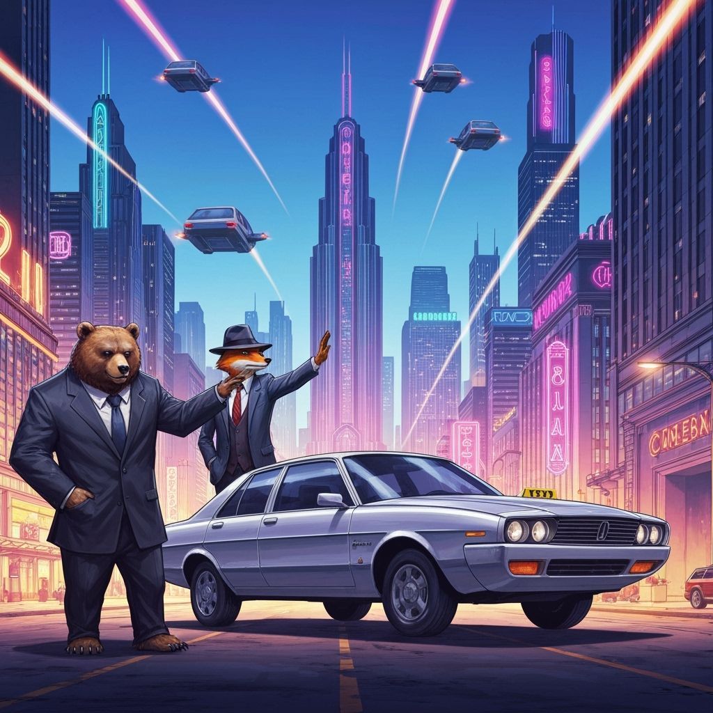 Cyberpunk Zootopia: Animals in a Futuristic City