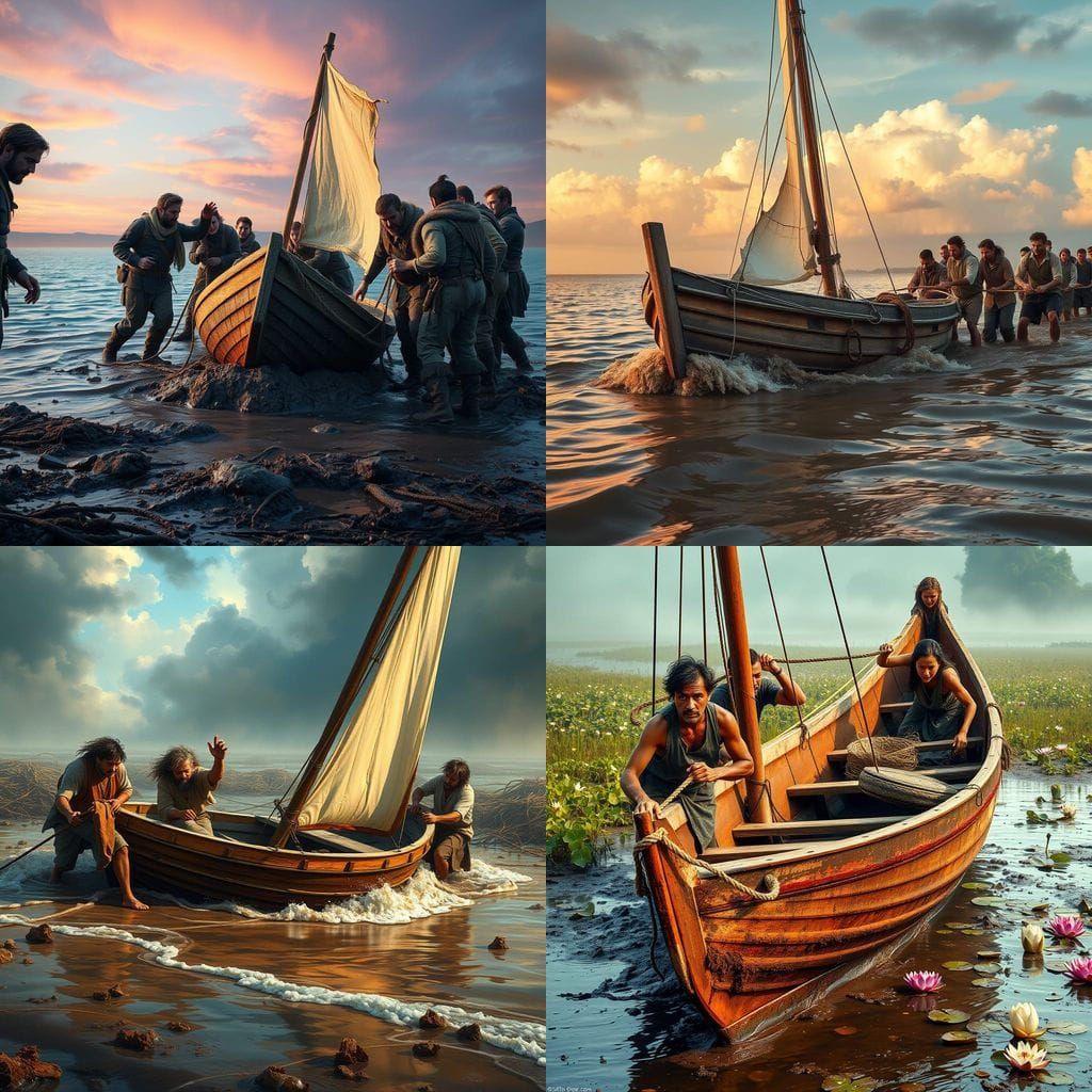 Rescue from the Mire in Vibrant Colors