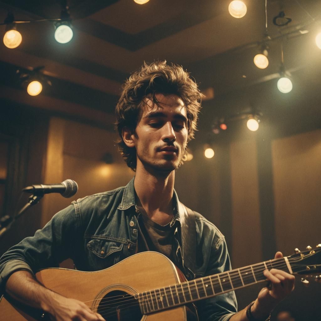 Musician's Serenade: A Cinematic Stage Declaration