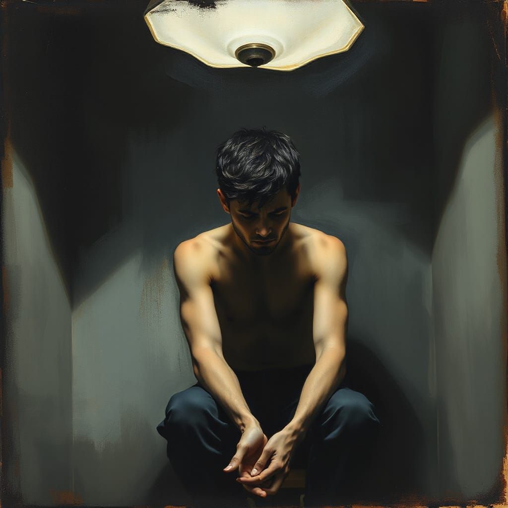 Guilt in Shadows: An Emotional Portrait