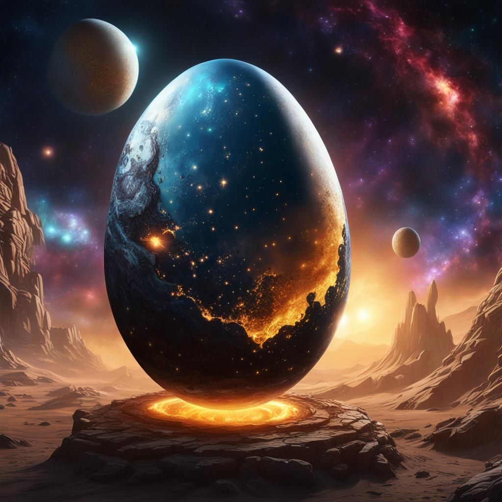 Stars Born From Giant Space Egg