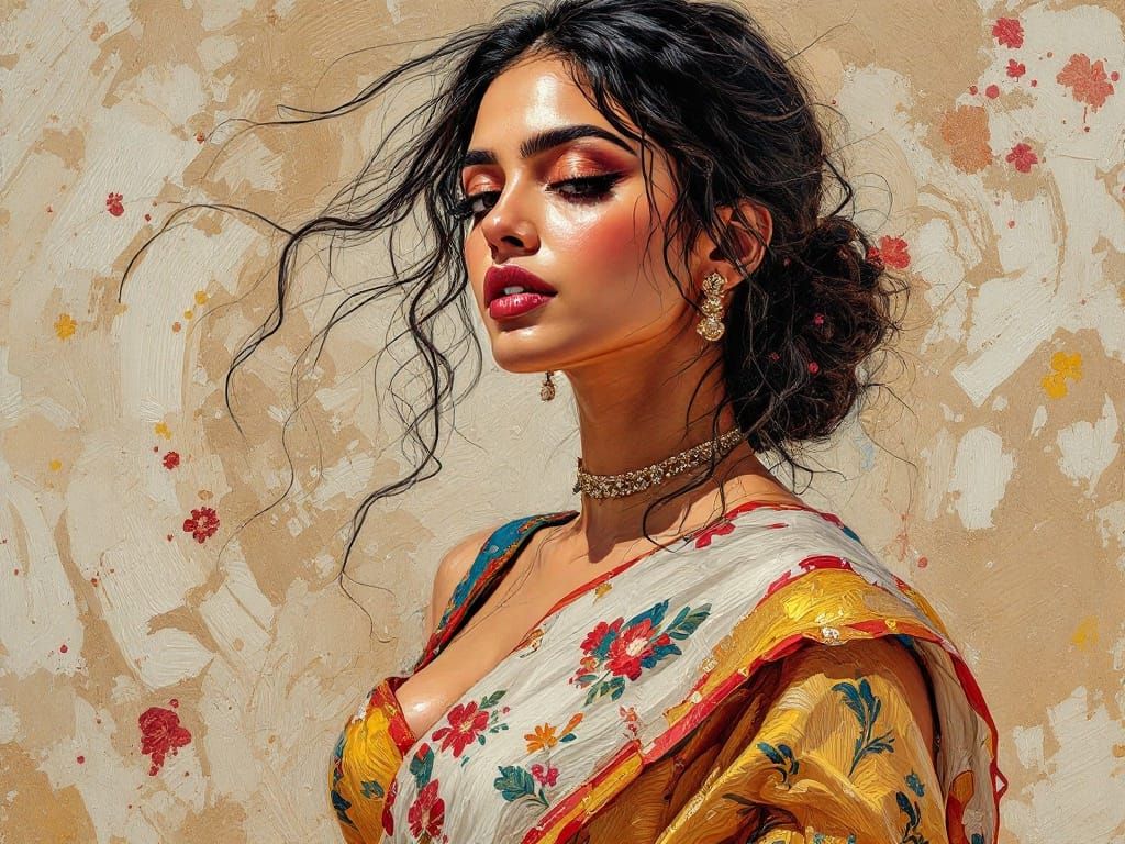 Woman from Pakistan.