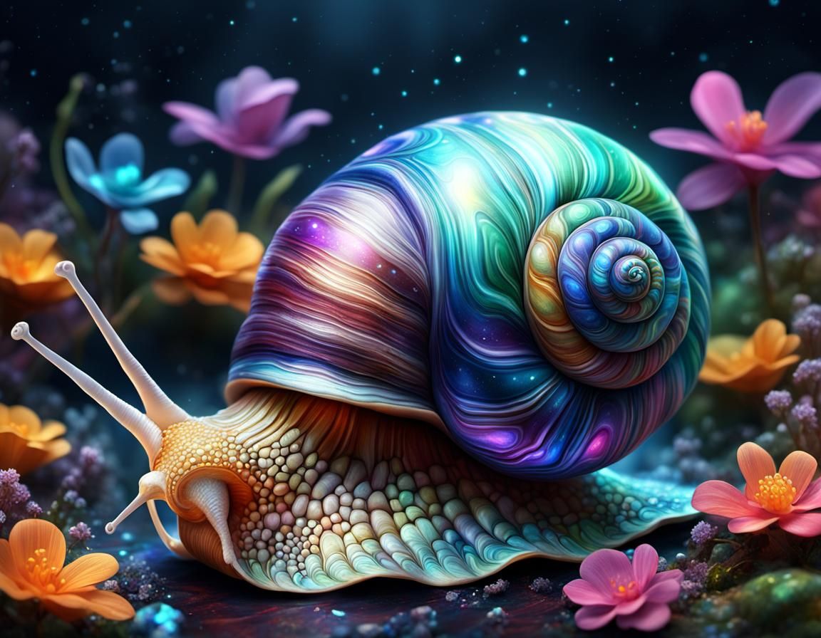Fantasy snail shell