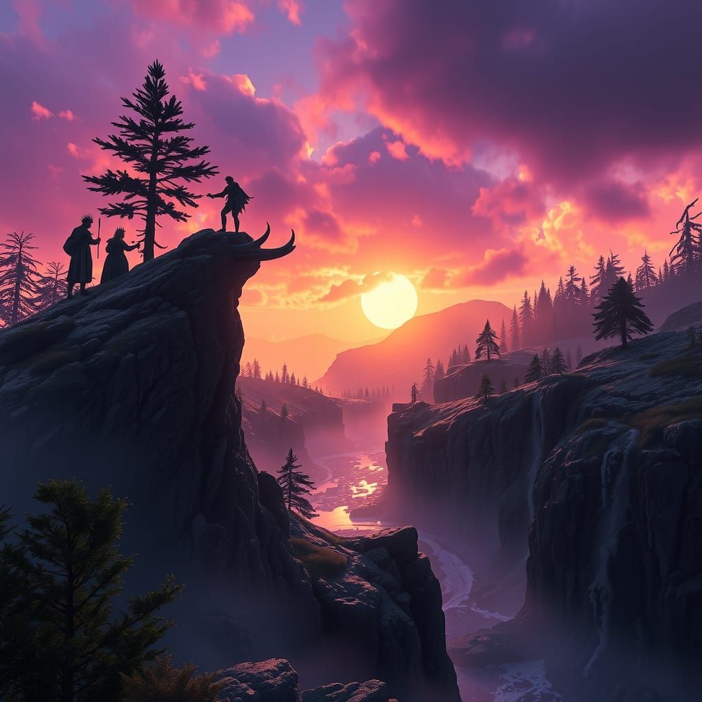 Olympic National Park: Dark Fantasy Concept Art