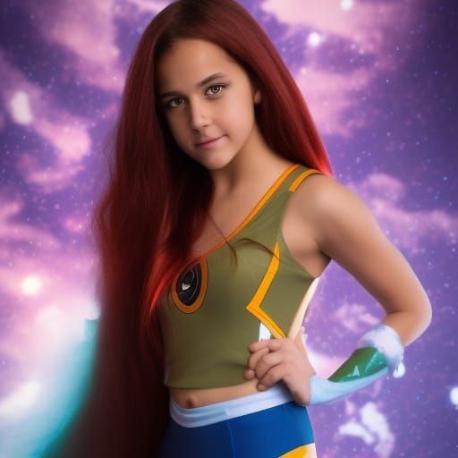 Olivia Rodrigo as Starfire in Teen Titans
