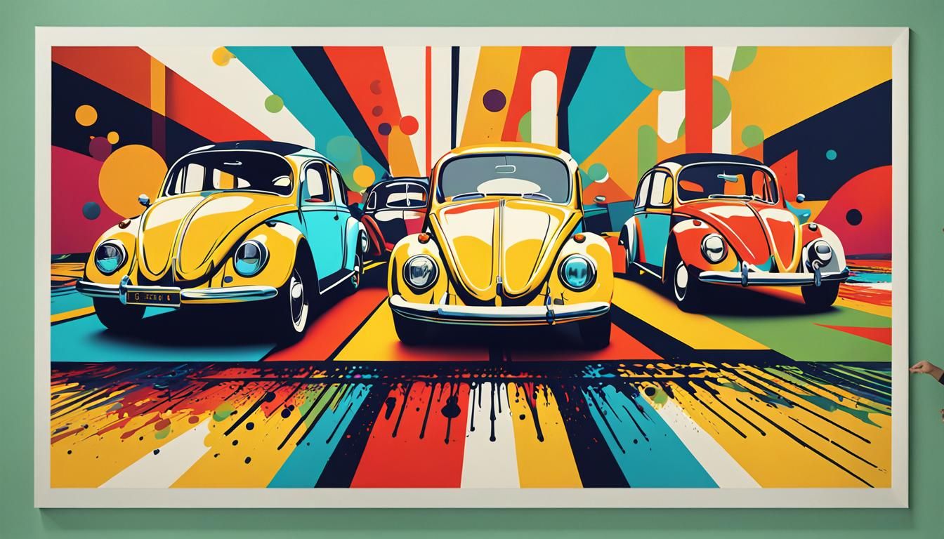 The Beatles in Pop Art Screen Print