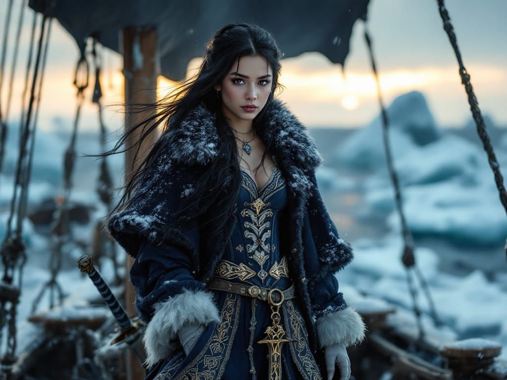 Filipina Sorceress on Black Pearl Deck