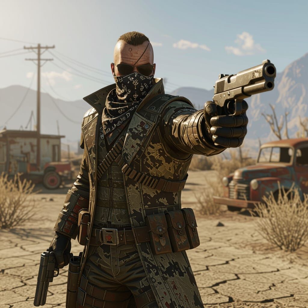Revolver Ocelot in Fallout Wasteland