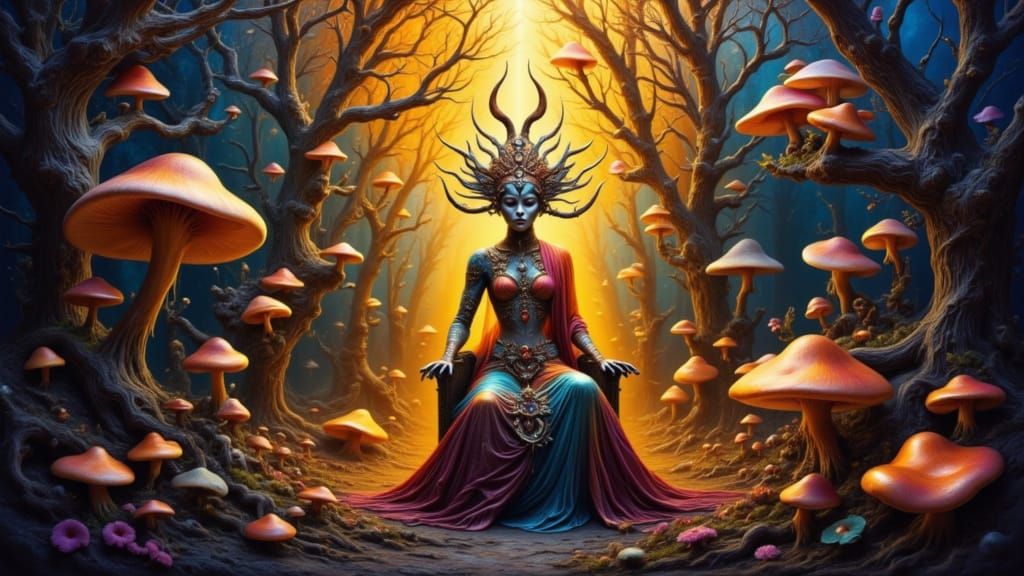 <lora:Headpieces V2:1.0> <lora:Curl-relief:1.0>  Surreal dre...