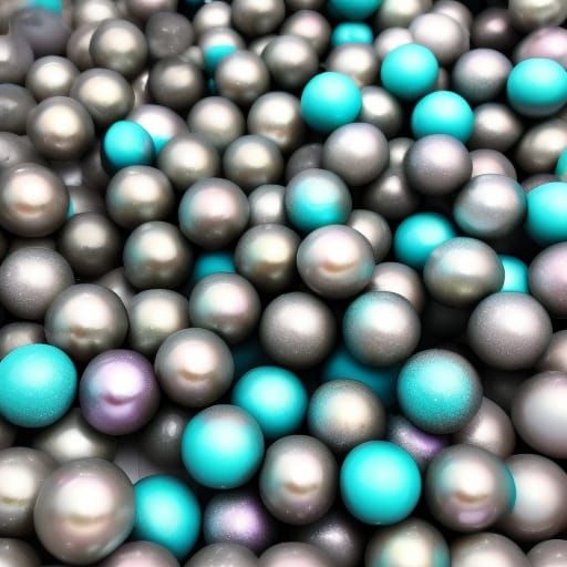 Pyrite Spheres with Amethysts and Turquoise