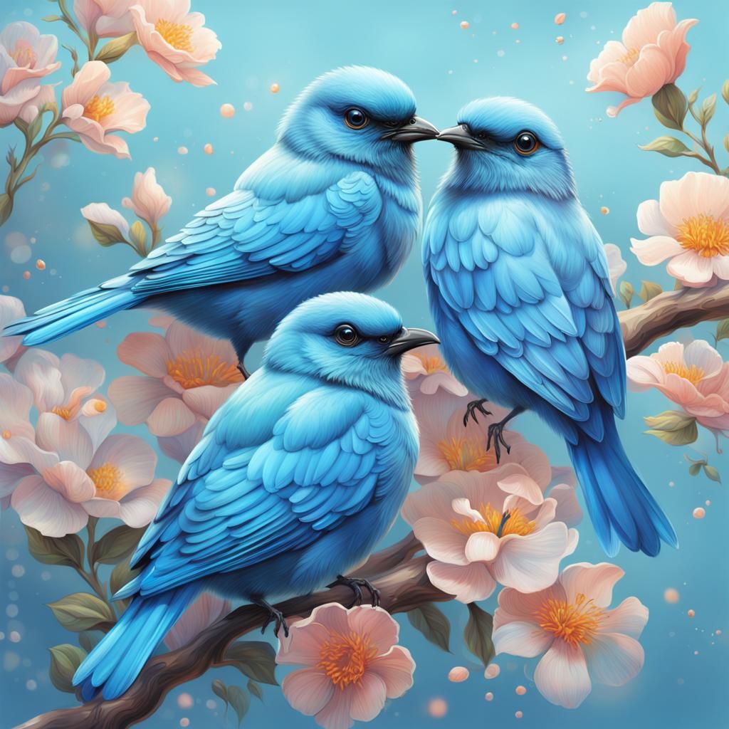 Blue birds