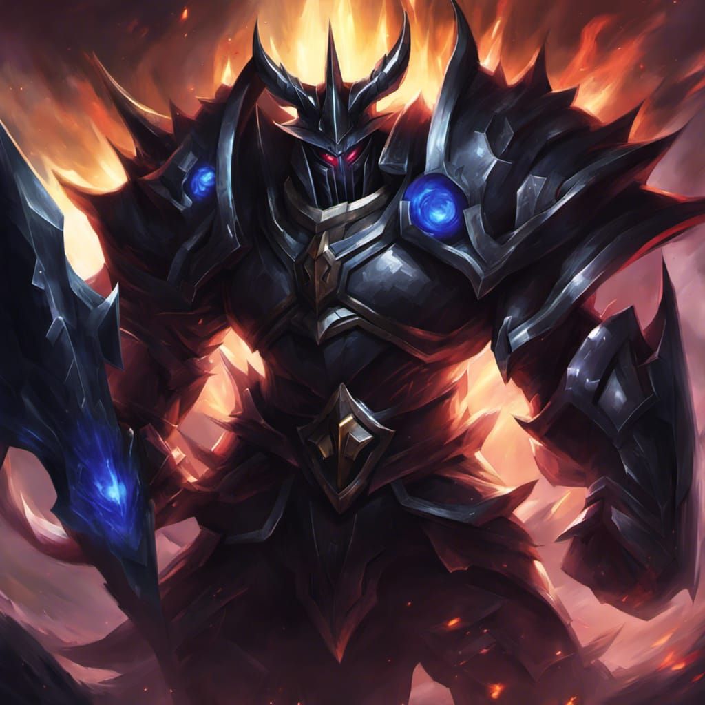 Mordekaiser in Anime Style, League of Legends