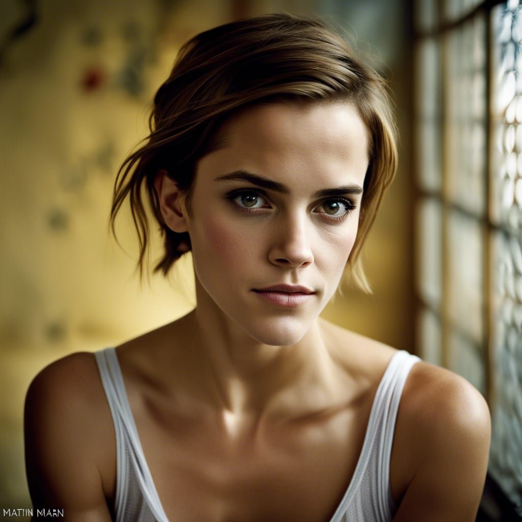 Elegant Woman Portrait with Studio Lighting