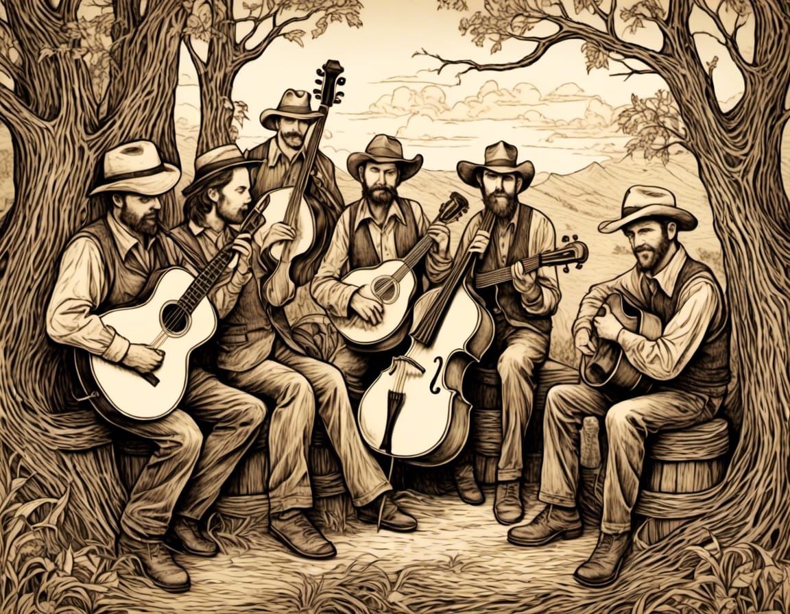 Pyrography Bluegrass band