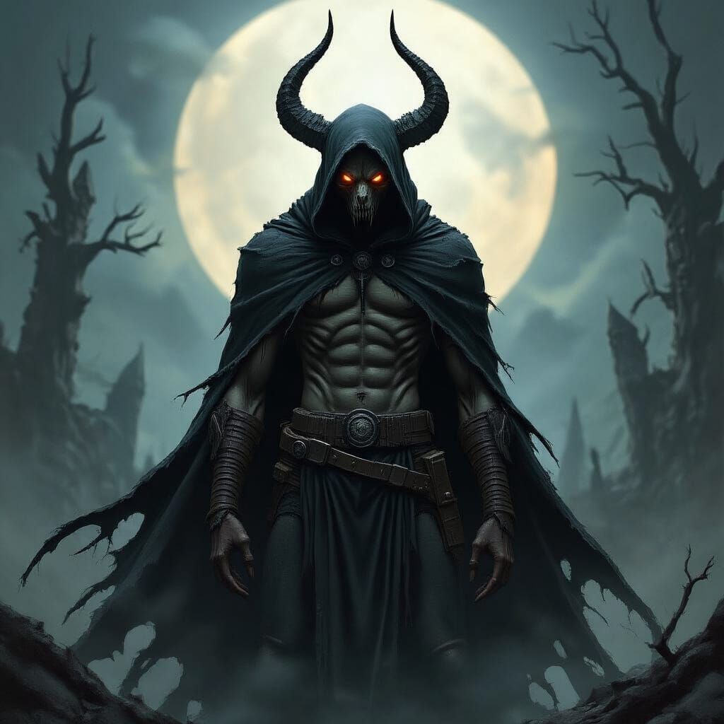 Grimdark Landscape in the Style of Carl Ray