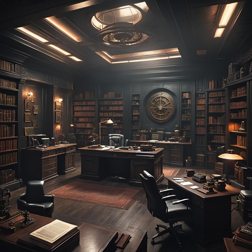 Mysterious Chief's Office in Secret Base