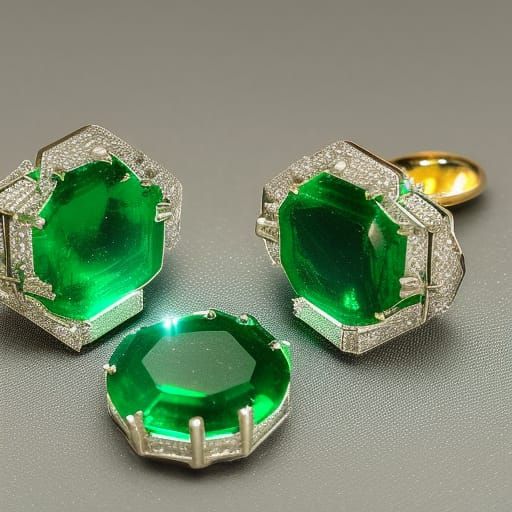 Glowing Emerald Amulet of Magic