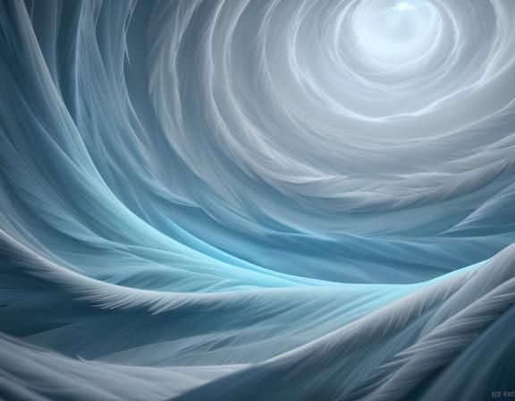 Abstract Bird in Flight: Surrealist Dreamscape