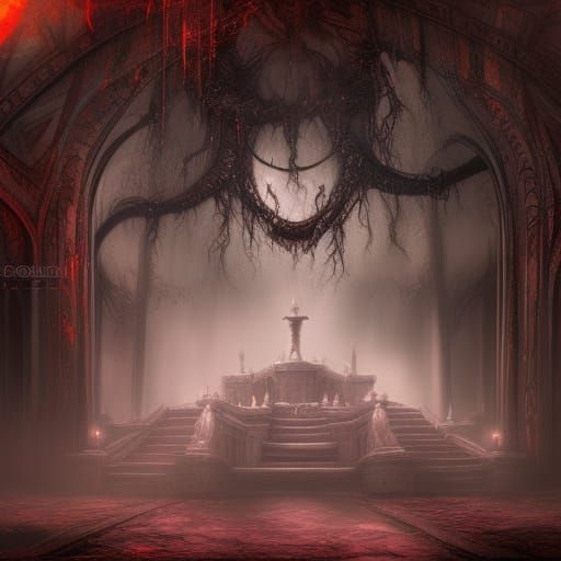 Creepy Lord of Illusions in Witchcore Style