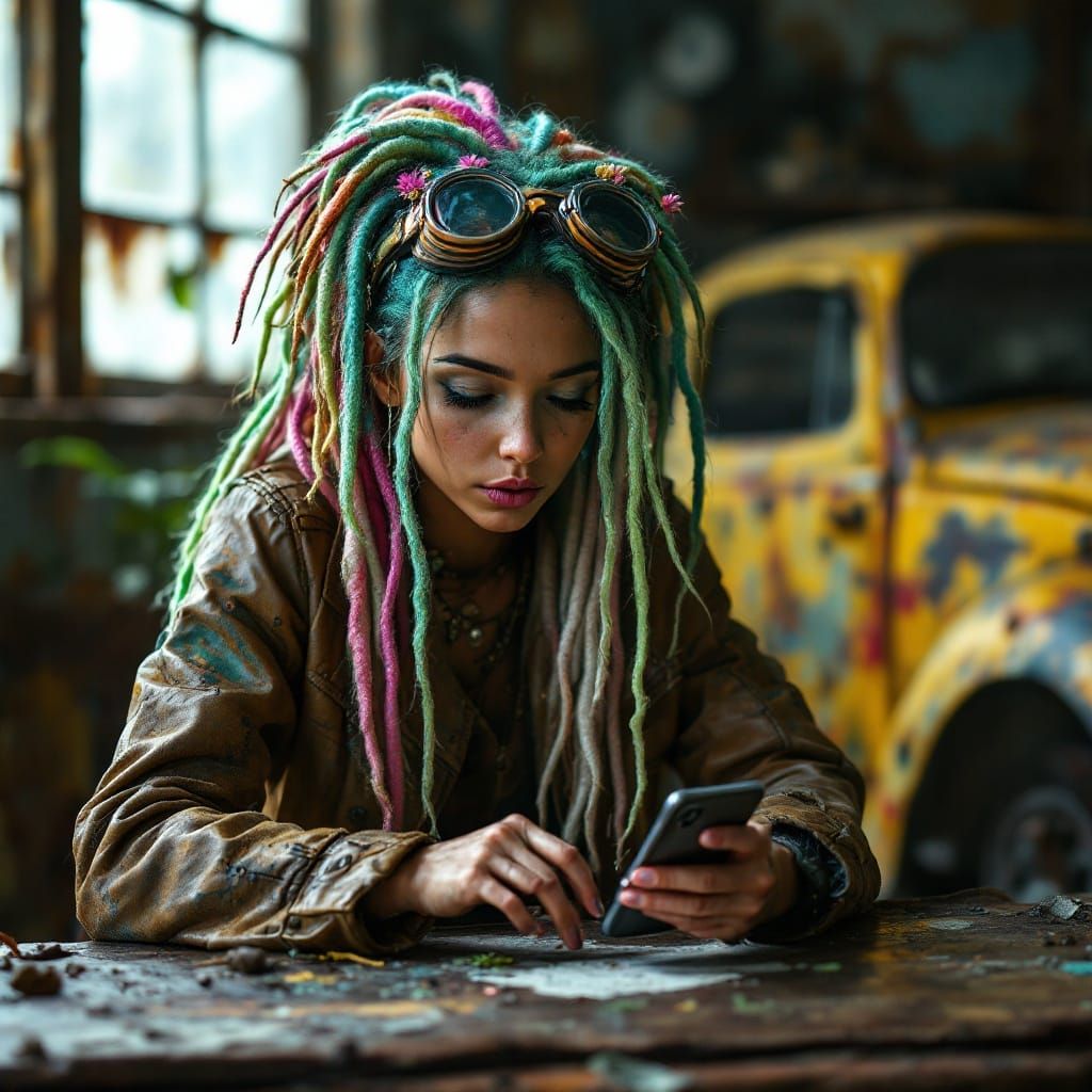 Dirty Fairy in Ultra Realistic Chiaroscuro Style