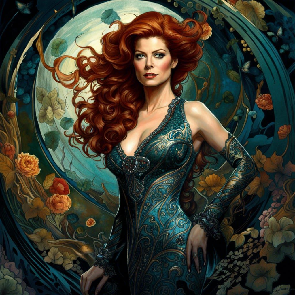 Debra Messing evening dress