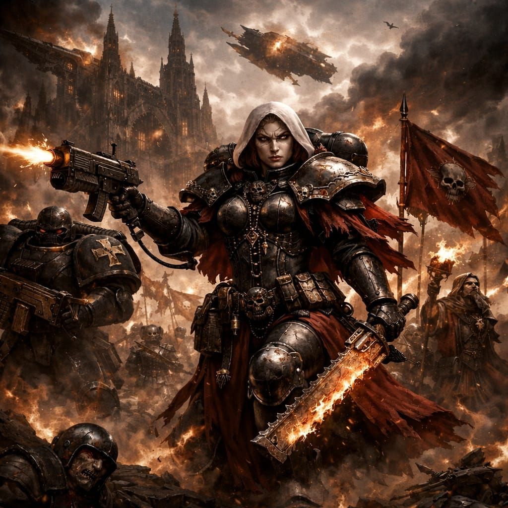 Warhammer 40k Grimdark Future: Brutal Faith and Endless War