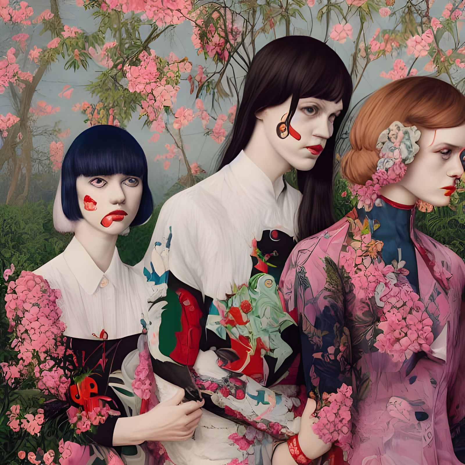 Ornate Fashion Portrait in Oriental Style