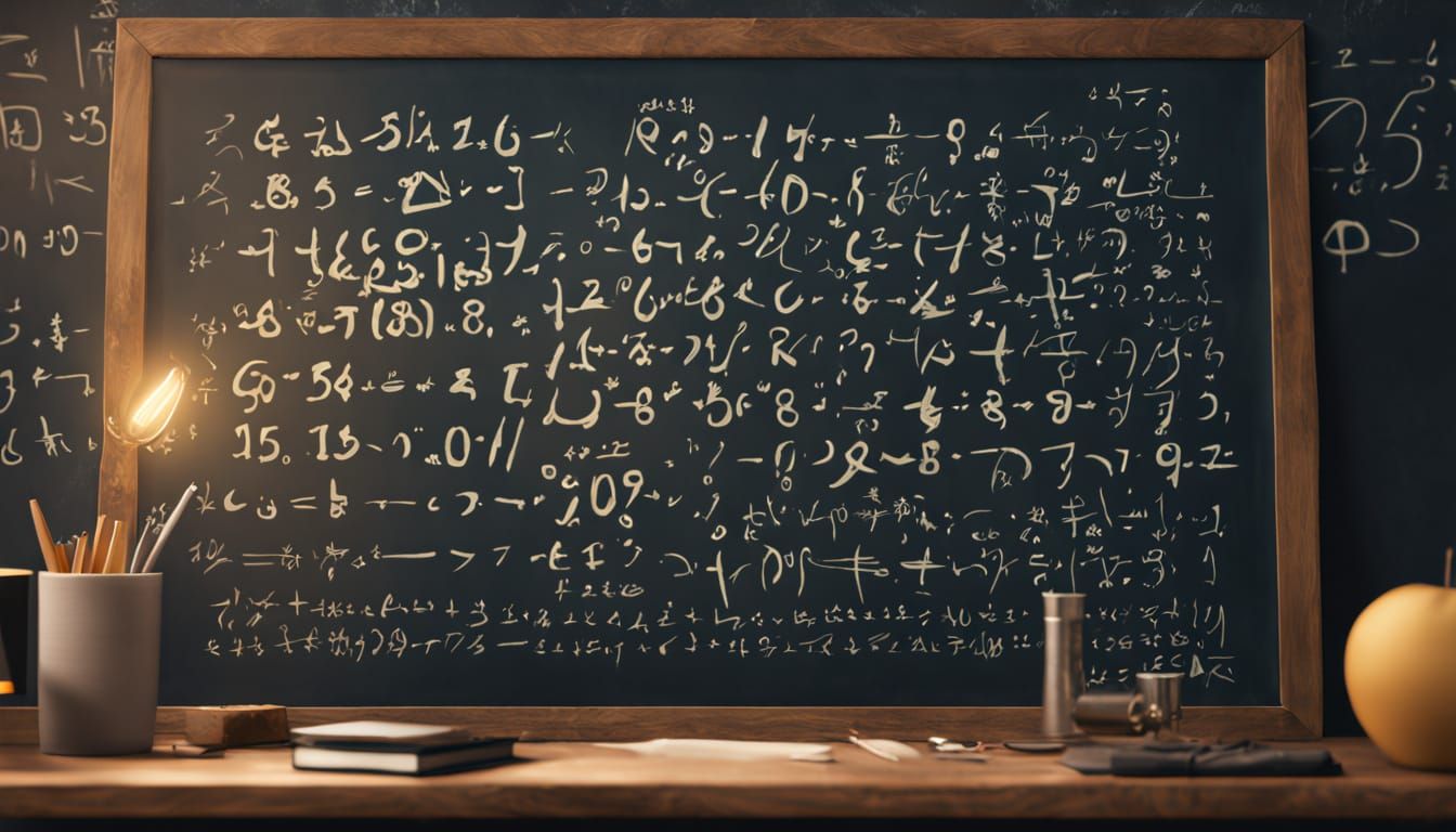 Mathematical Equation of PI in Golden Hour Glow