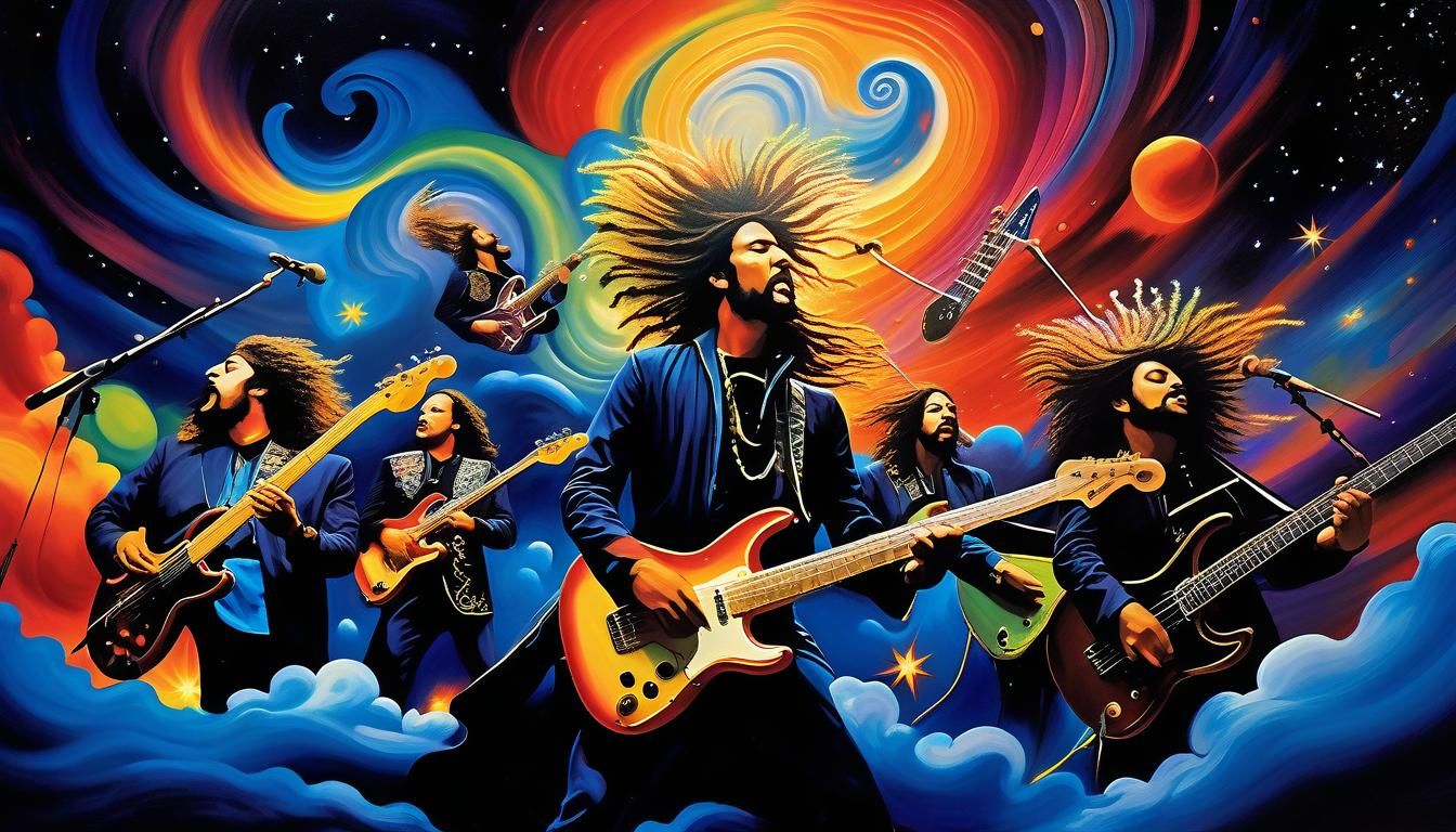 Surreal Celestial Rock Band in Concert