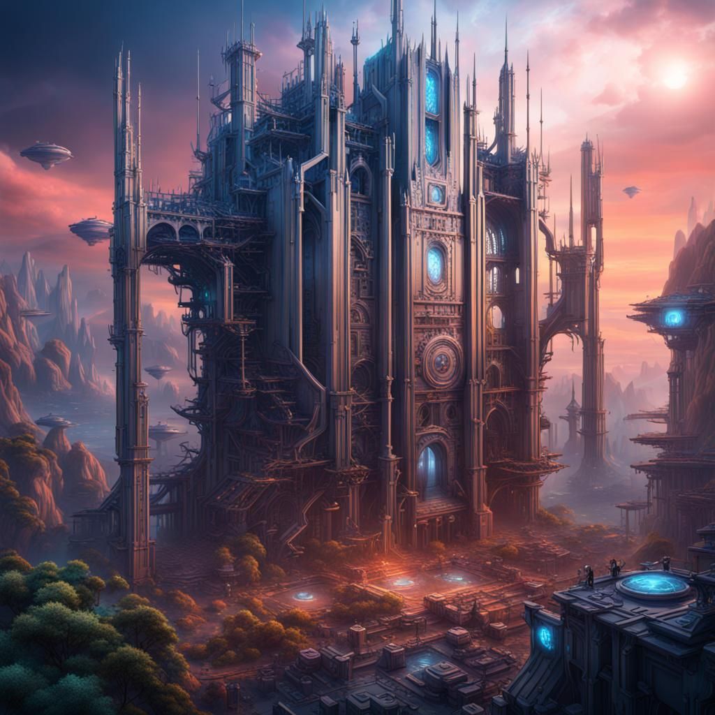 Hi-Tech Cover with Artificial Intelligence Text