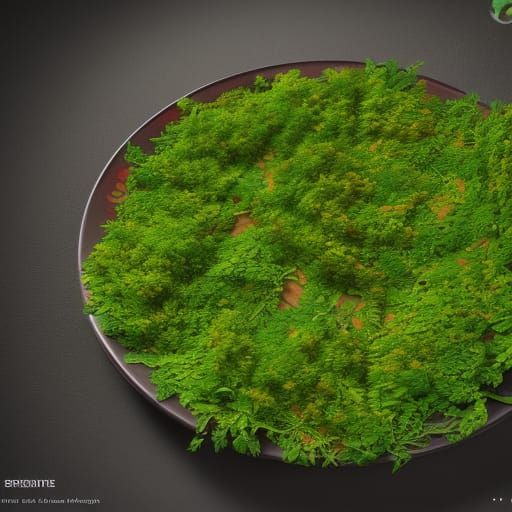Parsley on a Plate: Detailed Matte Painting