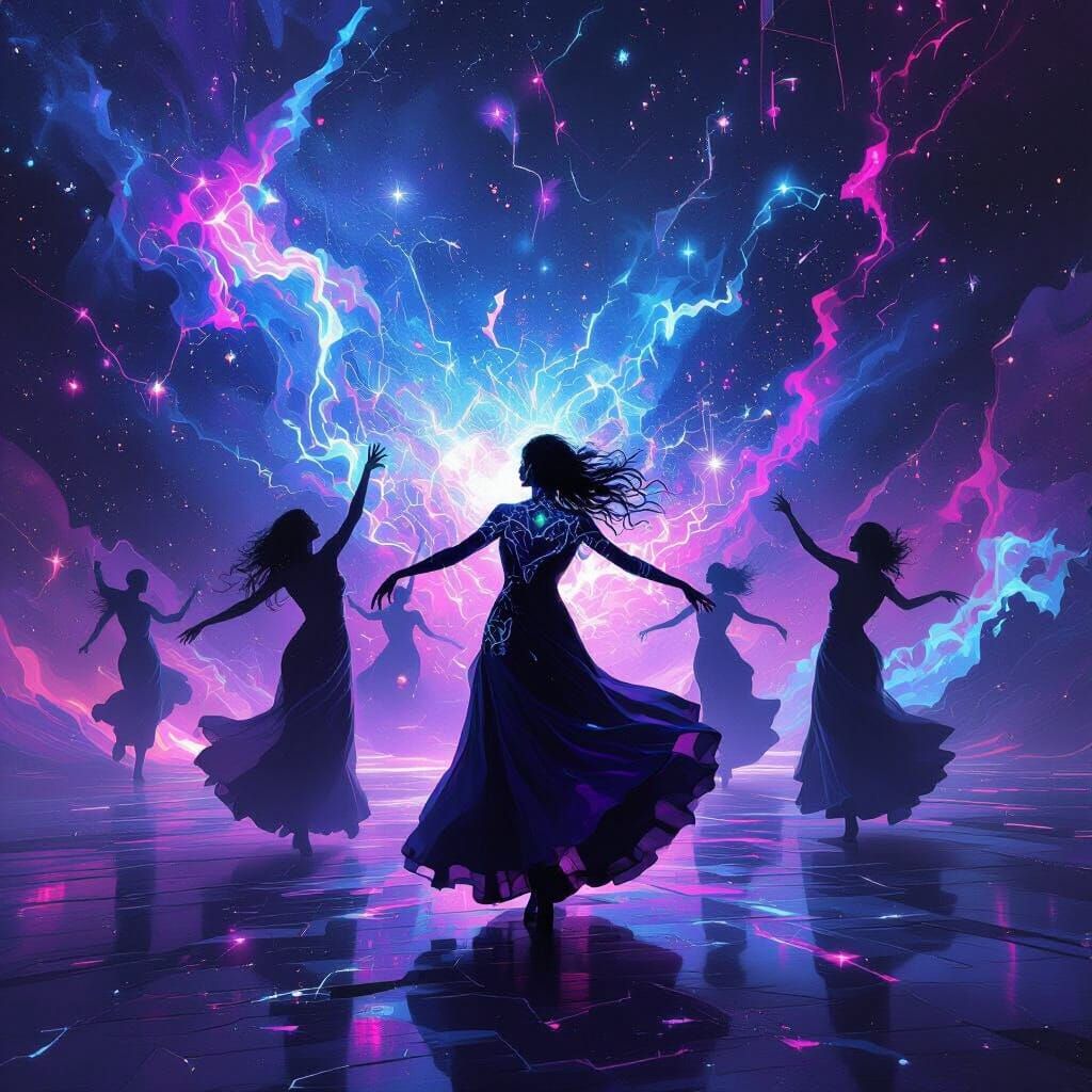 Surreal Dance in Otherworldly Realm