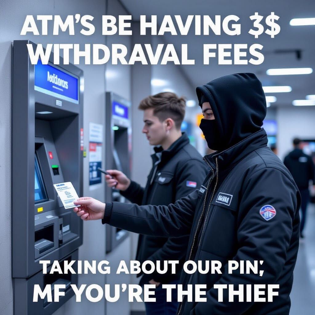 Funny ATM Withdrawal Fees Meme
