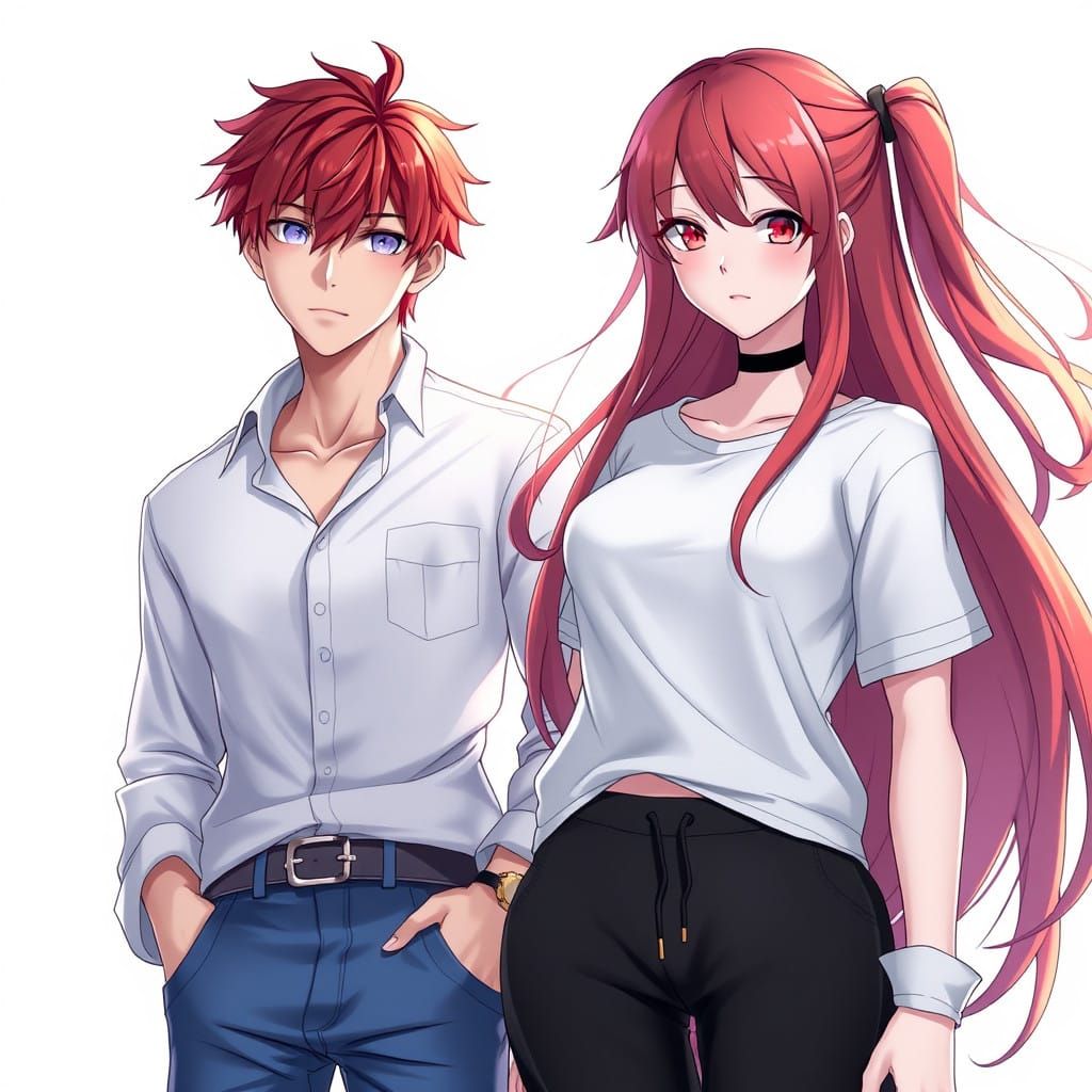 Cyberpunk Inspired Anime Character Concept with Breath-Takin...