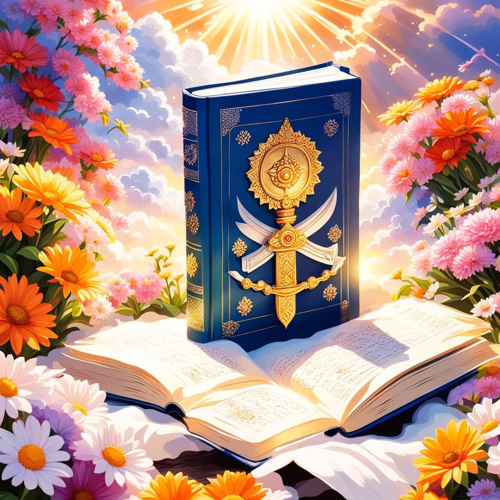 Guru Granth Sahib in Divine Light
