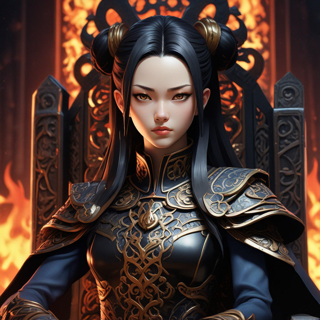 Manga Empress Azula Reigns Supreme in Vibrant Fire Nation