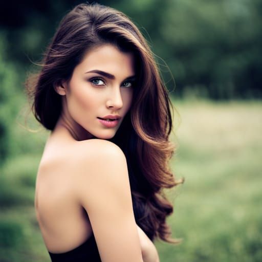 Beautiful Woman Portrait in 4K Resolution