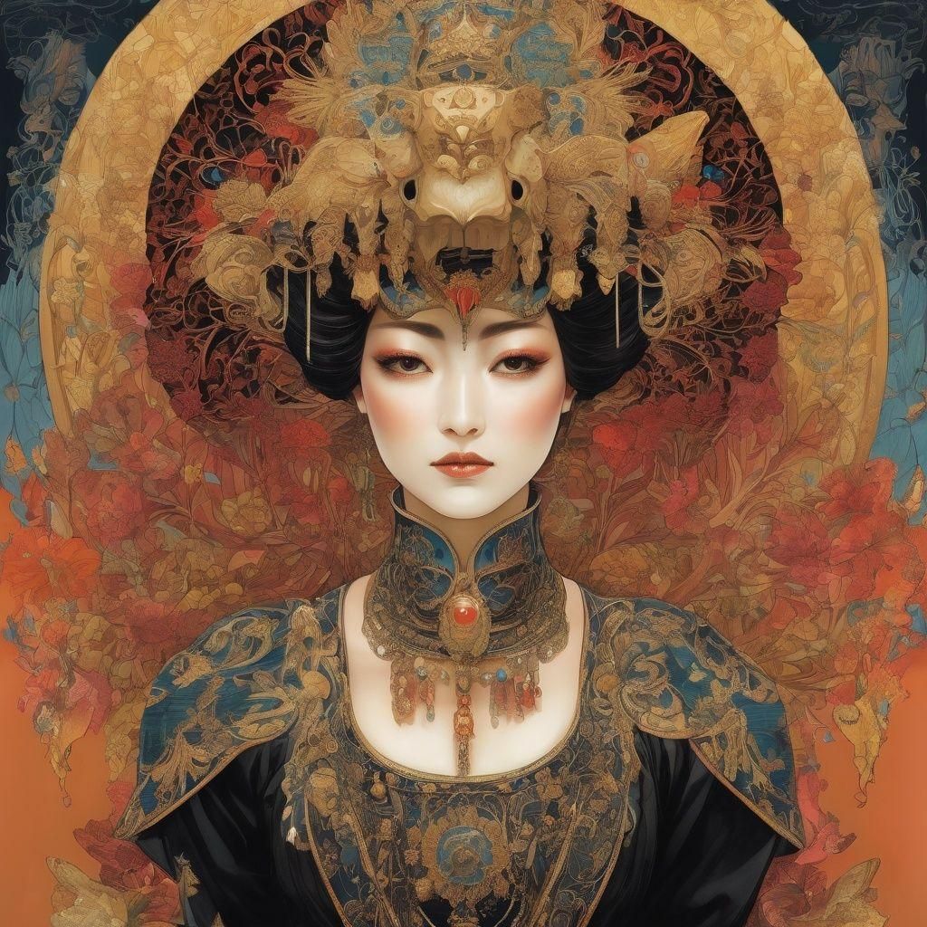 Asian noblewoman portrait