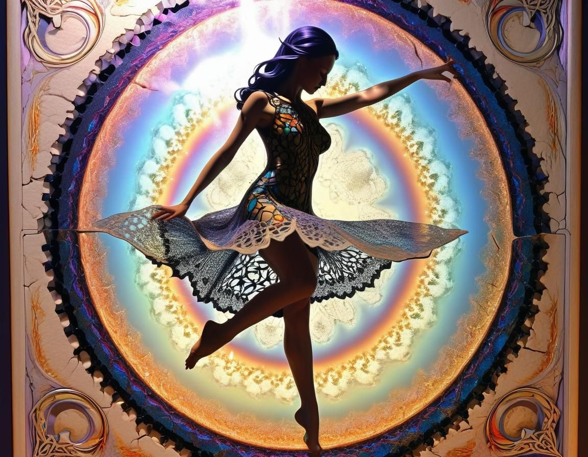 Shadow Dance: Celtic and Cosmic Optical Illusion