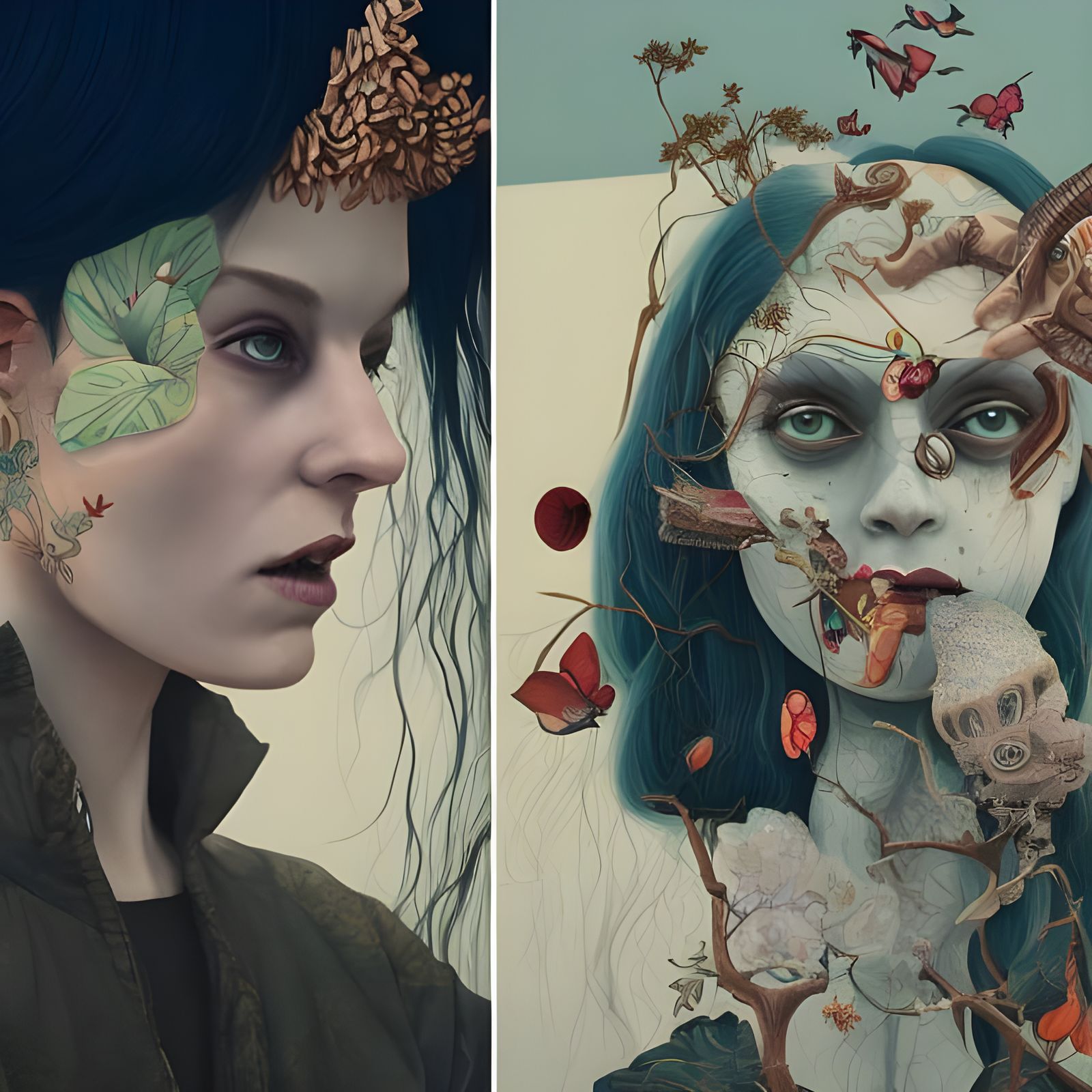 Ornate Fashion Portrait in Orientalia Style