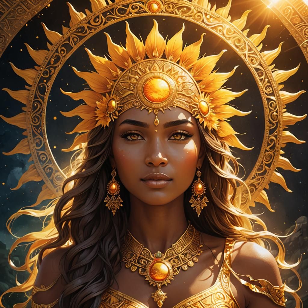 Radiant Sun Goddess of Light and Warmth