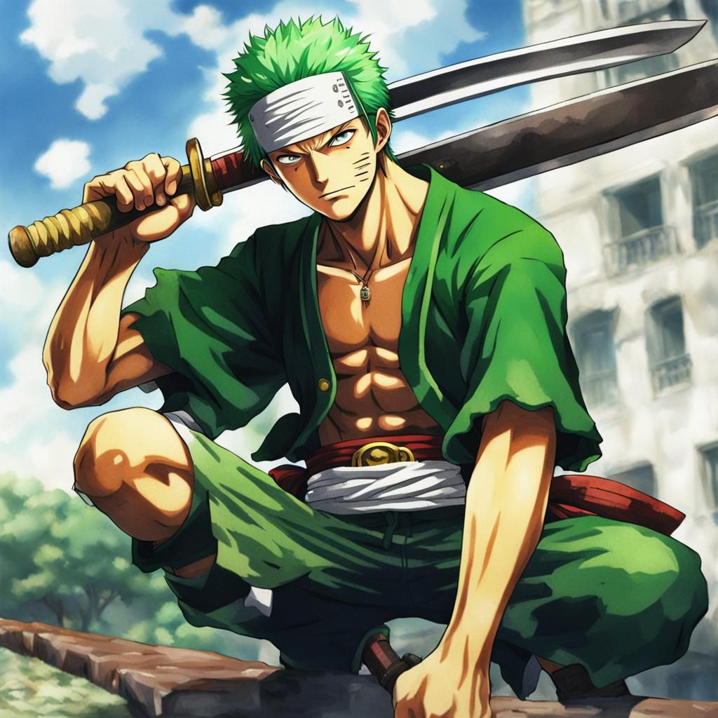 Photorealistic Zoro Gender Swap from One Piece