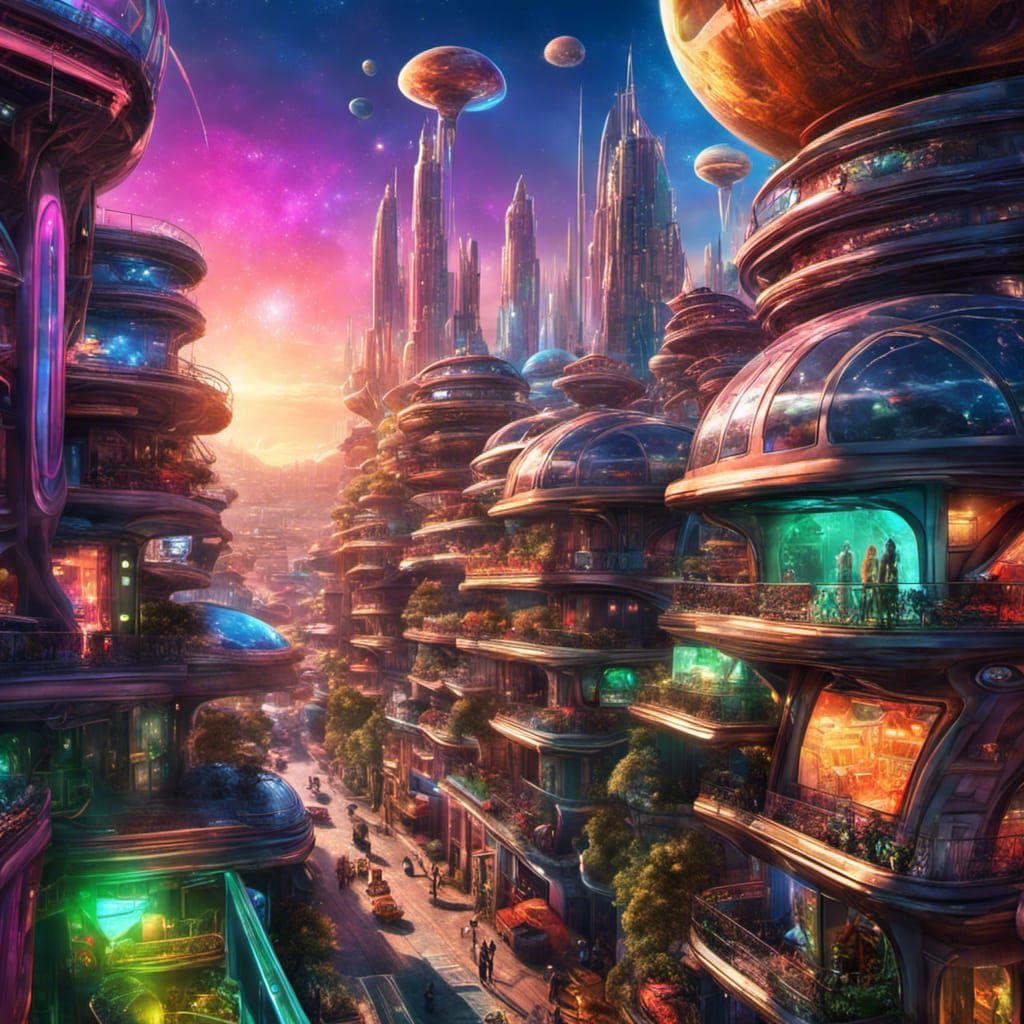 Maximalist Apartments on Main Street, Venus Colony 2123