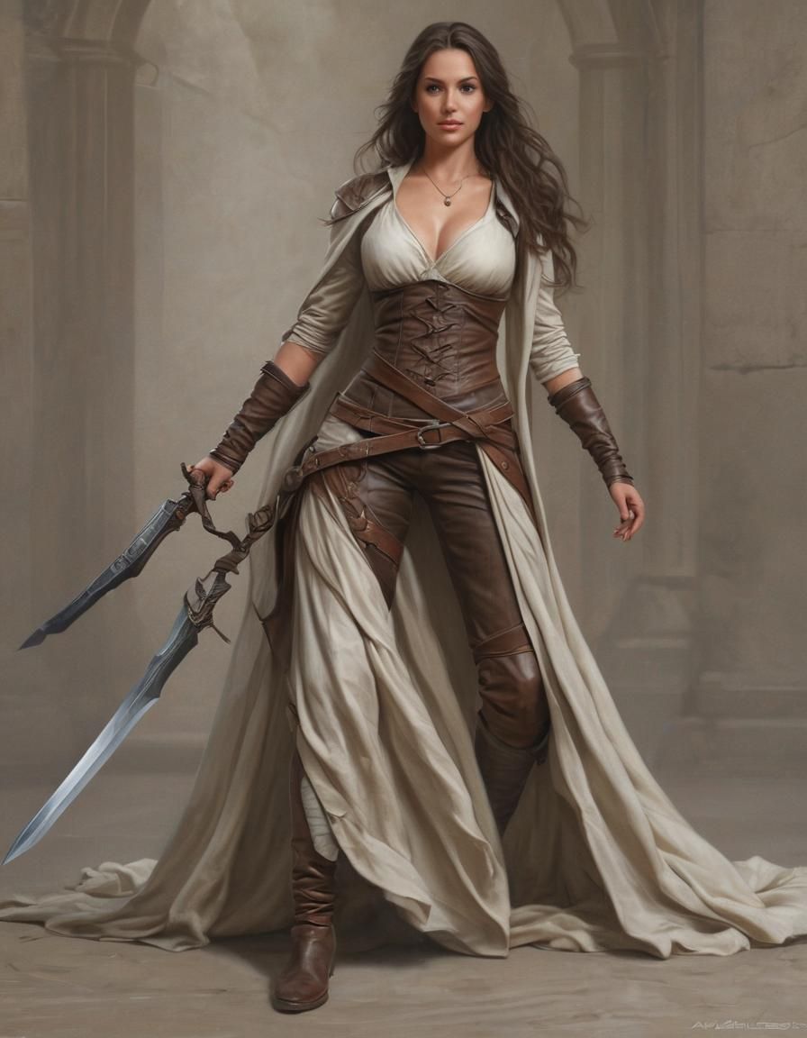 Fantasy Portrait in Painterly Style